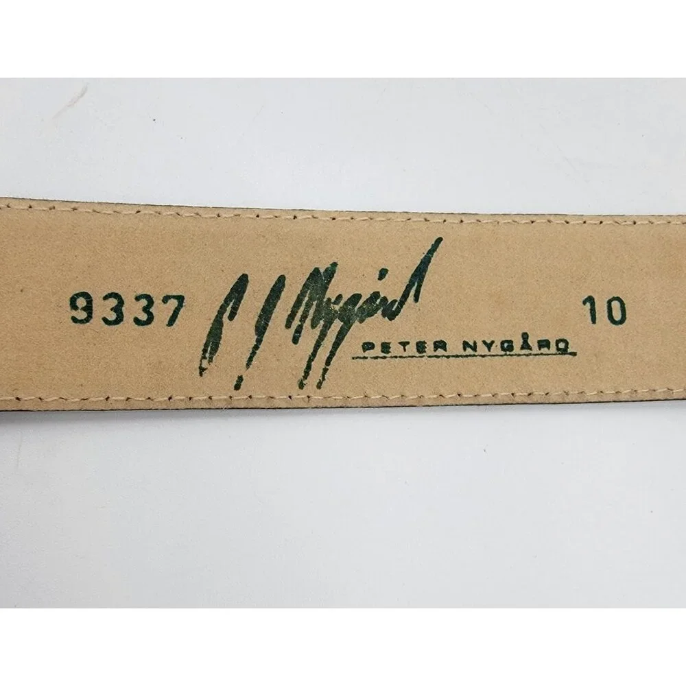 Vintage Peter‎ Nygard Belt Faux Leather Black Belt